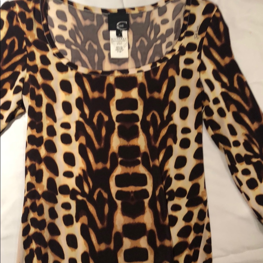 Just Cavalli Leopard 3/4 length sleeves top